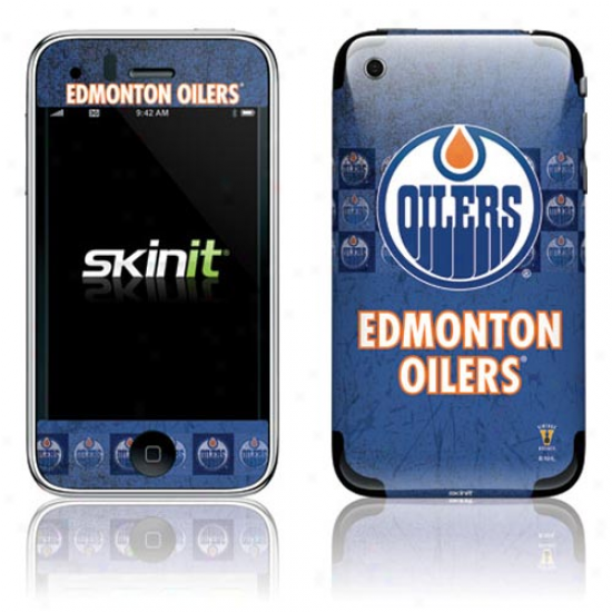 Edmonton Oilers Bleu Vintage Iphone 3g/gs Skin