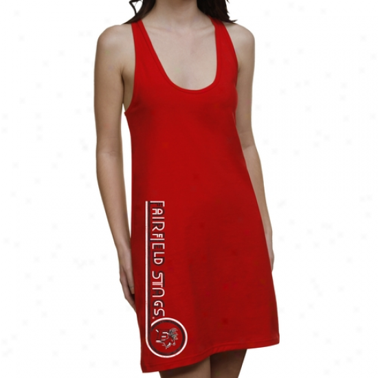 Fairfield Stags Ladies Retro Junior's Racerback Dress - Principal