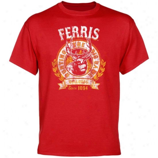 Ferris State Bulldogs Big Game T-shirt - Red