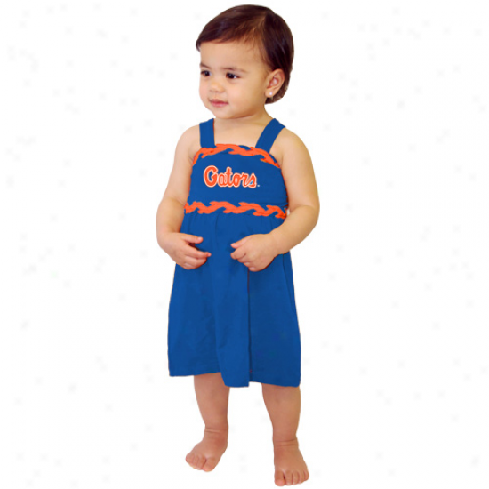 Florida Gators Toddler Royal Blue Braided Dream Dress