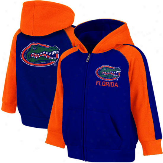 Florida Gators Toddler Snap Full Zip Hoodie - Magnificent Blue-orange