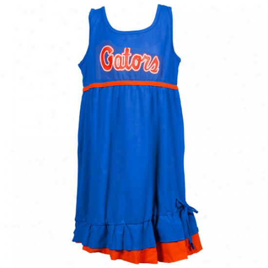 Florida Gators Youth Girls Royal Blue Lonestar Dress