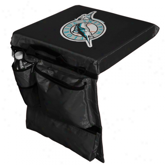 Florida Marlins Black Utility Stadium Seat Cushion