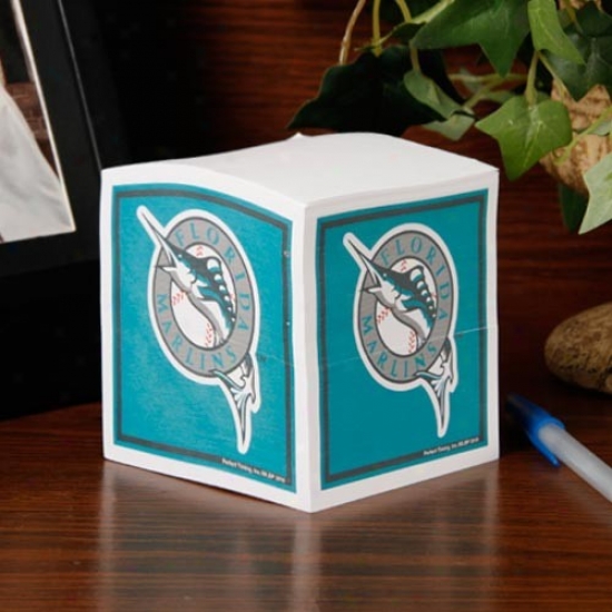 Florida Marlins Note Cube