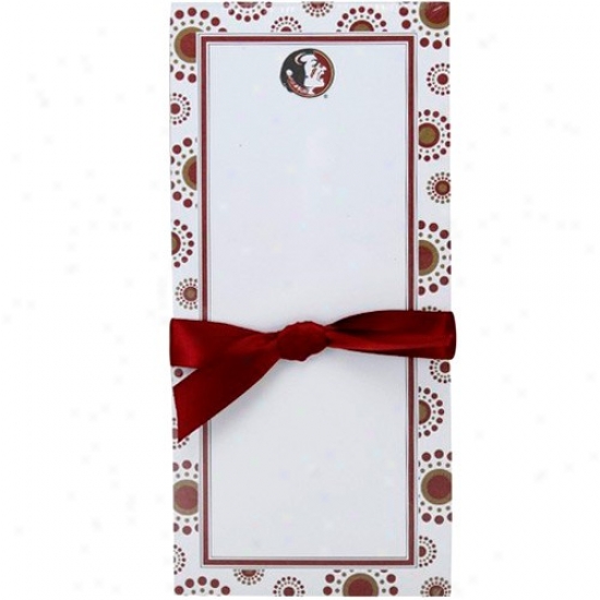 Florida State Seminoles (fsu) Burst Magnetic Notepad