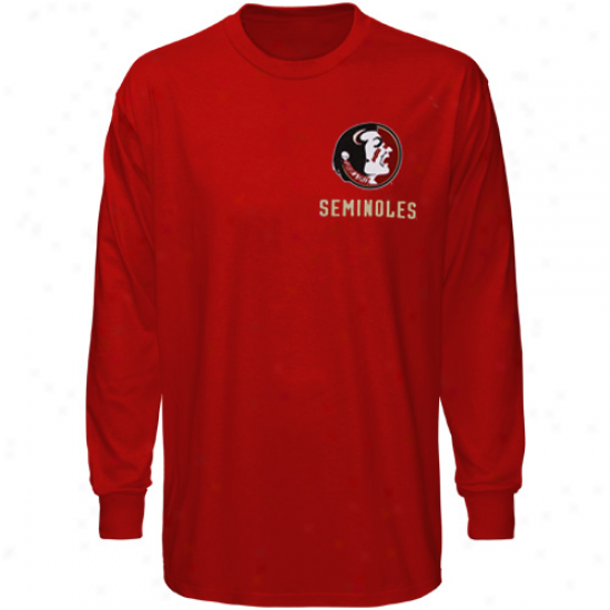 Florida State Seminoles (fsu ) Garnet Keen Lengthy Sleeve T-shirt