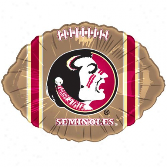 Florida State Seminoles (fsu) Gold 18'' Foil Football Balloon