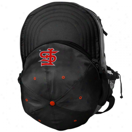 Fresno State Bulldogs Black Cooler Hat Backpack