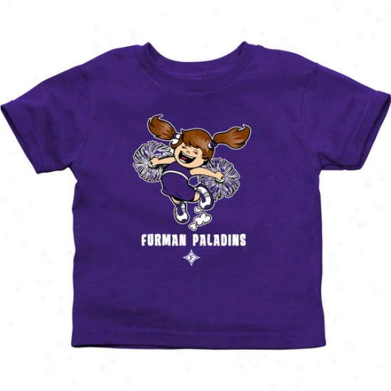 Furman Paladins Infant Cheer Squad T-shirt - Purple
