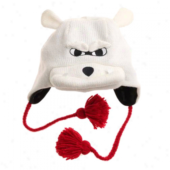 Georbia Bulldogs Mascot Knit Beanie -