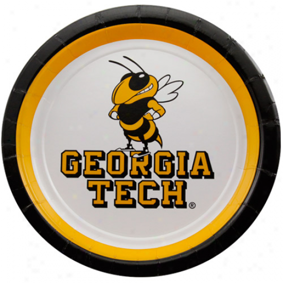 Georgia Tech Yellow Jackets 12-pack Dessert Plates