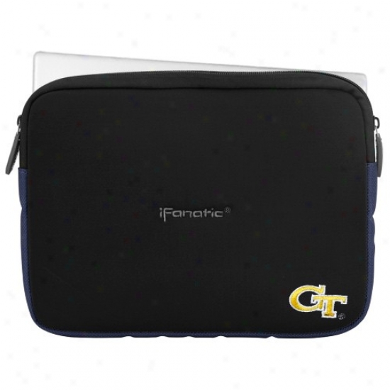 GeorgiaT ech Yellow Jackets 9''-11'' Black Ifanatic Mini Sleevz Ipad/mini Pc/standard Netbook Case