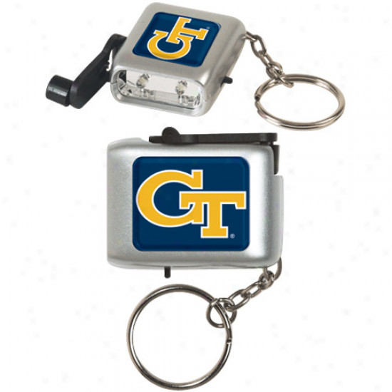 Georgia Tech Yellow Jackets Led Eco Light Ksychain