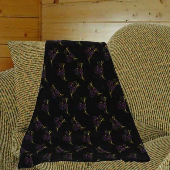 Grandma Pants Minnesota State University Mavericks 60'' X 72'' Dark Fleece Blanket