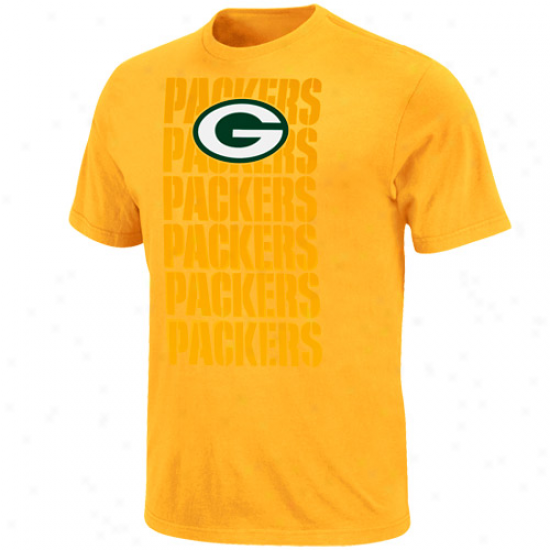 Green Bay Packers All Time Great Iii T-shirt - Gold