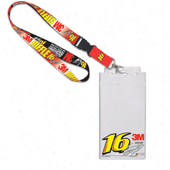 Greg Biffle Credential Holder Lanyard