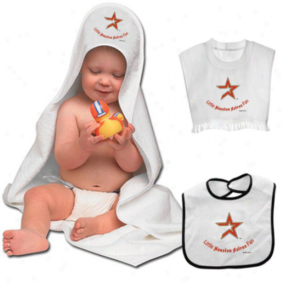 Houston Astros Toddler Team Towel & Bib Set