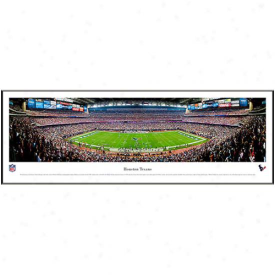 Houston Texans Confident Stadium Framed Panoramic Print