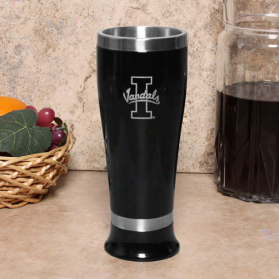 Idaho Vandals Black 16oz. Colored Pilsner Glass