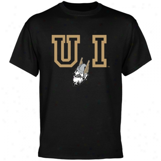 Idaho Vandals Wordmark Logo T-shirt - Black