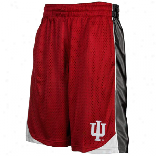 Indiana Hoosiers Youth Crimson Vector Workout hSorts