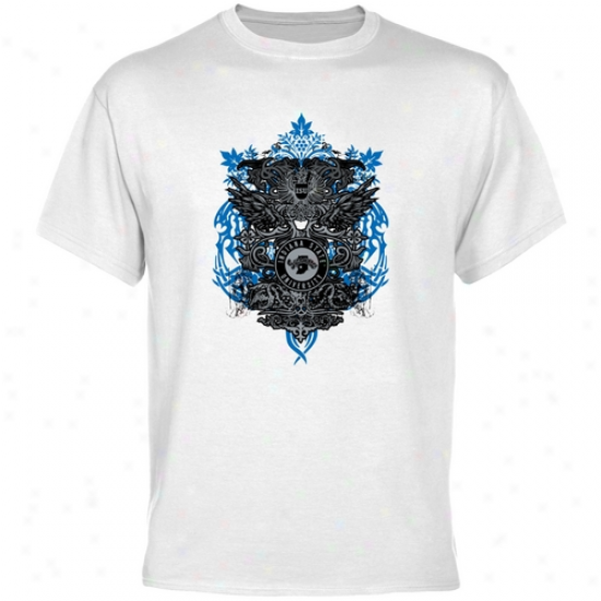 Indiana State Sycamores White Shield Of Arms T-shirt