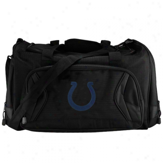 Indianapolis Colts Black Fly-by Duffel Bag