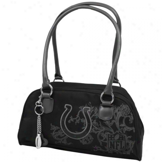 Indianapolis Colts Ladies Black Caprice Handbag