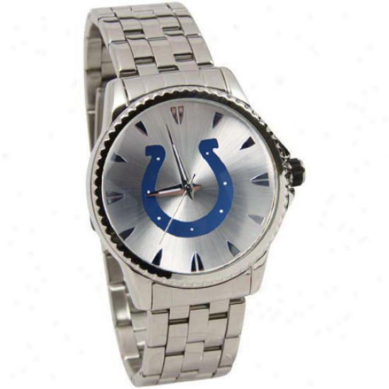 Indianapolis Colts Manager Stainless Steel Watch