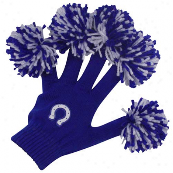 Indianapolis Colts Royal Blue Spirit Fingerrz