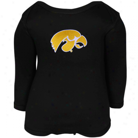 Iowa Hawkeyes Infant Wicked Big Bambino Long Sleeve Creep3r