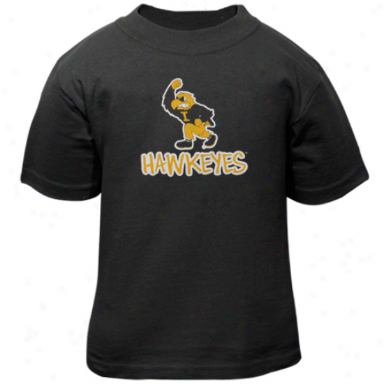 Iowa Hawkeyes Toddle rBaby Mascot T-shirt - Black
