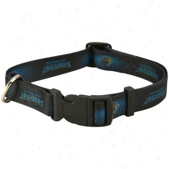 Jacksonville Jaguars Black Dog Collar