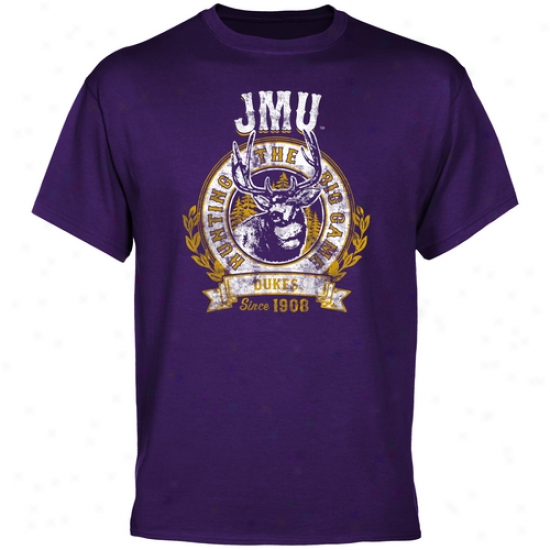 James Madison Dukes The Big Game T-shirt - Purple