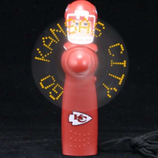 Kansas City Chiefs Red Light-up Player Fan