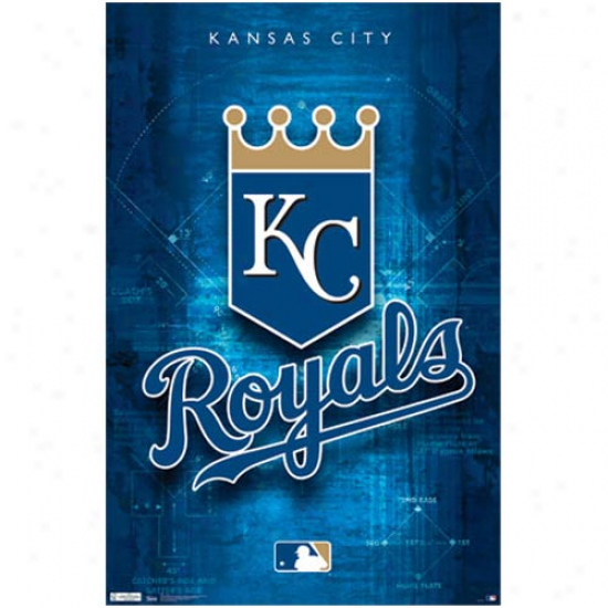 Kansas City Royals 22'' X 34'' Logo Poster