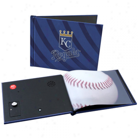 Kansas City Ryals 6'' X 8'' Royal Recordable Photobook