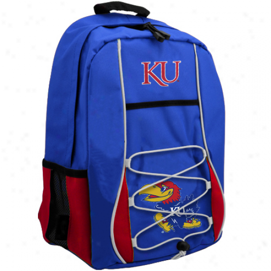 Kansas Jayhawks Royal Blue-red Darth Backpack