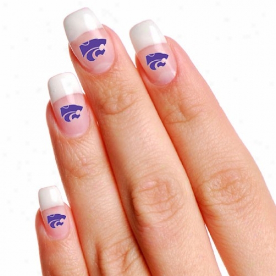 Kansas State Wildcats 4-pack Temporary Nail Tattoos