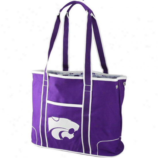 Kansas State Wildcats Ladies Purple Hampton Canvas Tote Sack