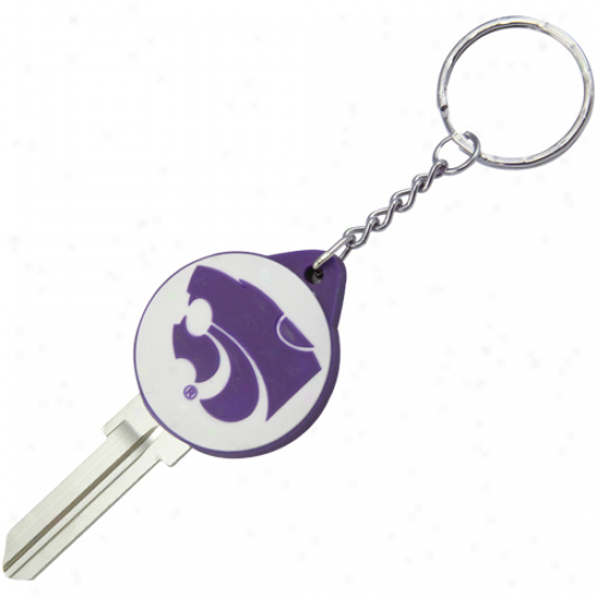 Kansas State Wildcats Logo Key Blank Keychain