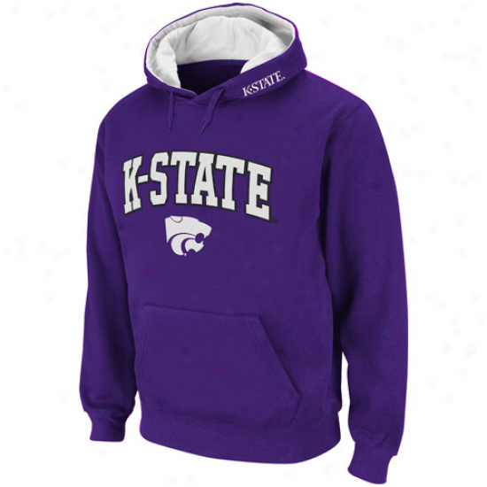 Kansas State Wildcats Purple Classic Twill Ii Pullover Hoodie Sweatshirt