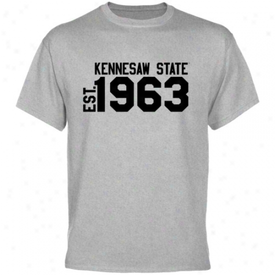 Kennesaw State Owls Ash Est. Date T-shirt