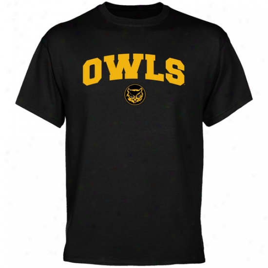 Kennesaw State Owls Black Mascot Arch T-shirt