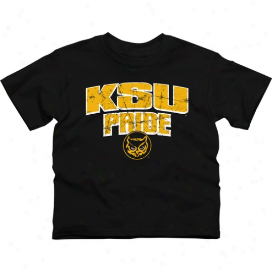 Kennesaw State Owls Youth State Pride T-shirt - Black