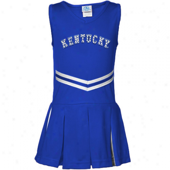 Kentcky Wildcats Infant Girls Royal Blue Cheerleader Dress