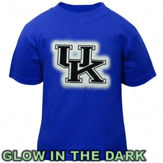 Kentucky Wildcatd Toddler Glowgo T-shirt - Royal Blue