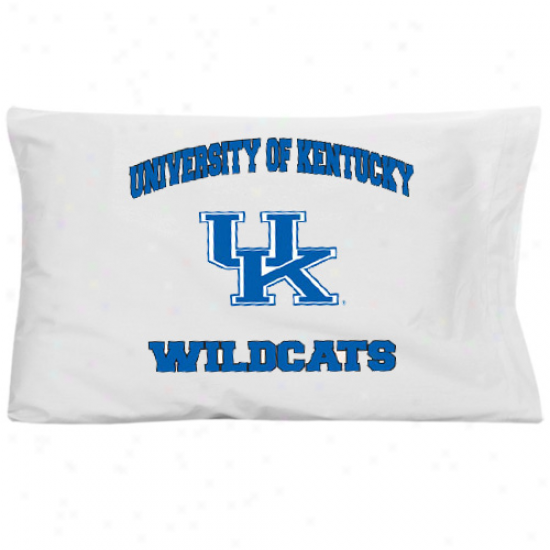 Kentucky Wildcats White Traditional Pillow Question