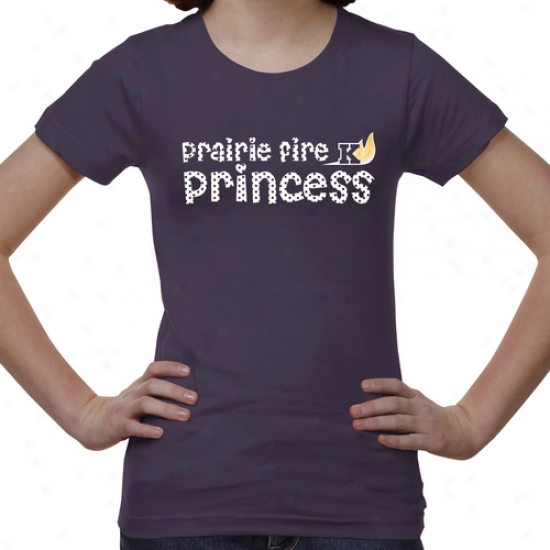 Knox Society Prairie Combustion Youth Princess T-shirt - Purple