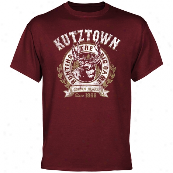 Kutztown Golden Bears The Big Plan T-shirt - Maroon